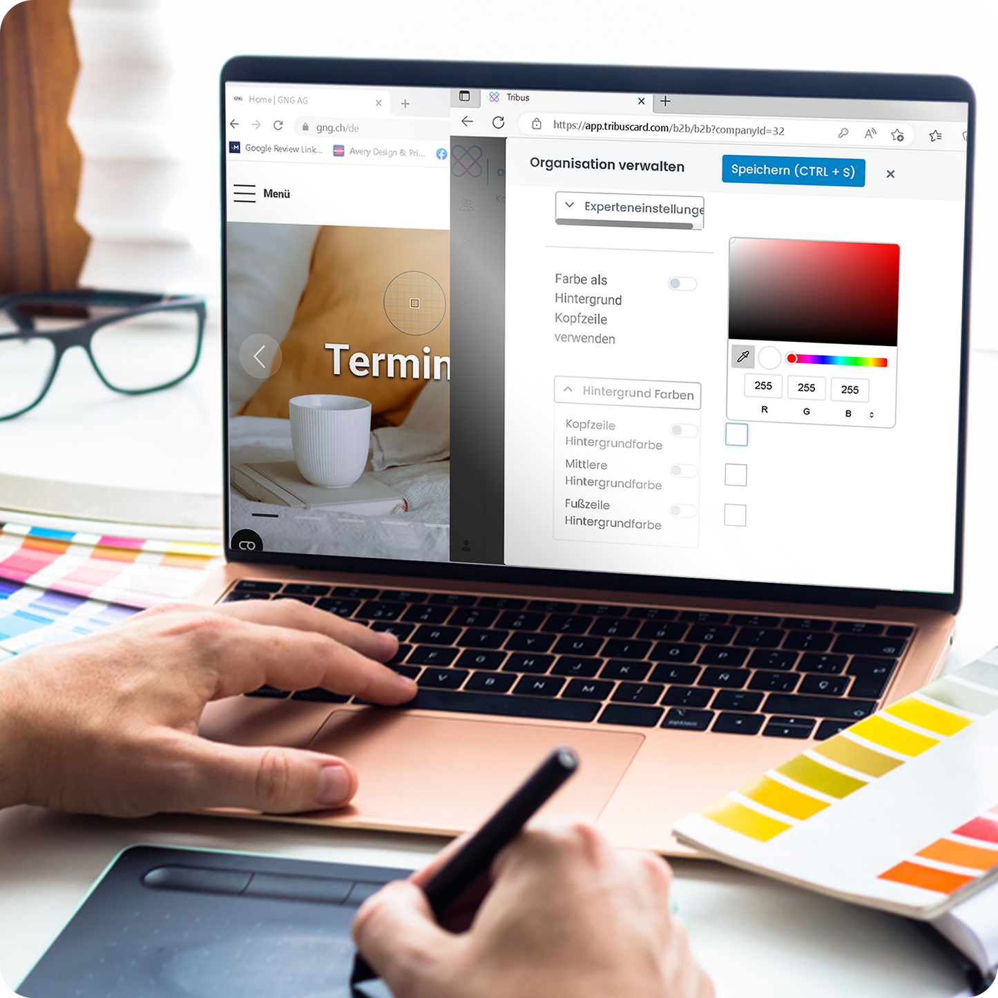 Ich gestalte meine Tribussite selbst