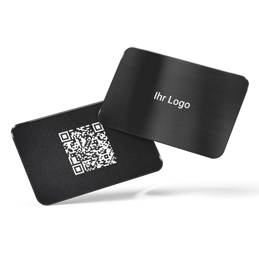 Digitale Visitenkarte mit NFC Metall Karte mit Ihrem Logo
