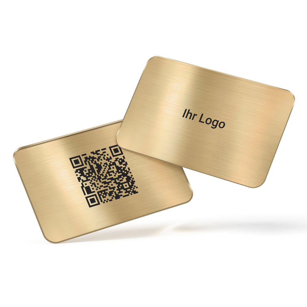 Digitale Visitenkarte mit NFC Metall Karte mit Ihrem Logo