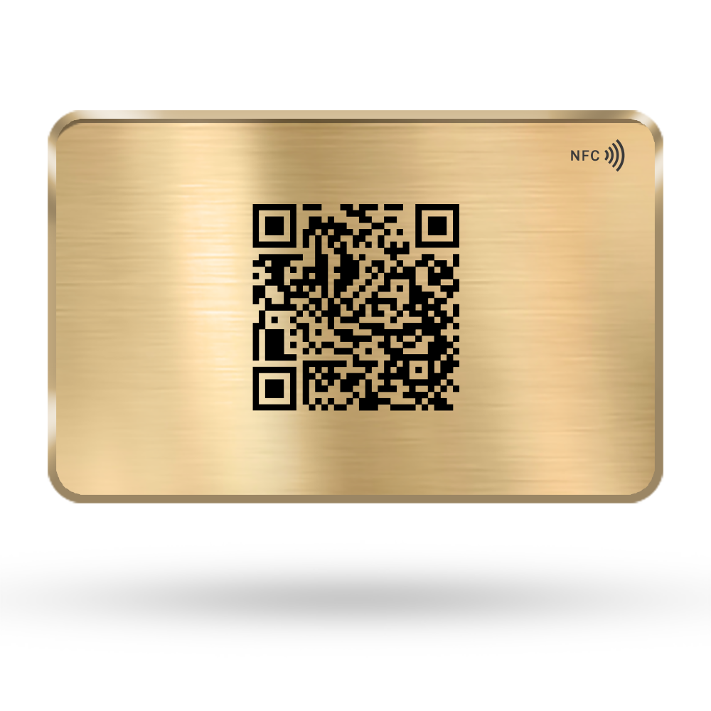Digitale Visitenkarte mit NFC Metall Karte mit Ihrem Logo