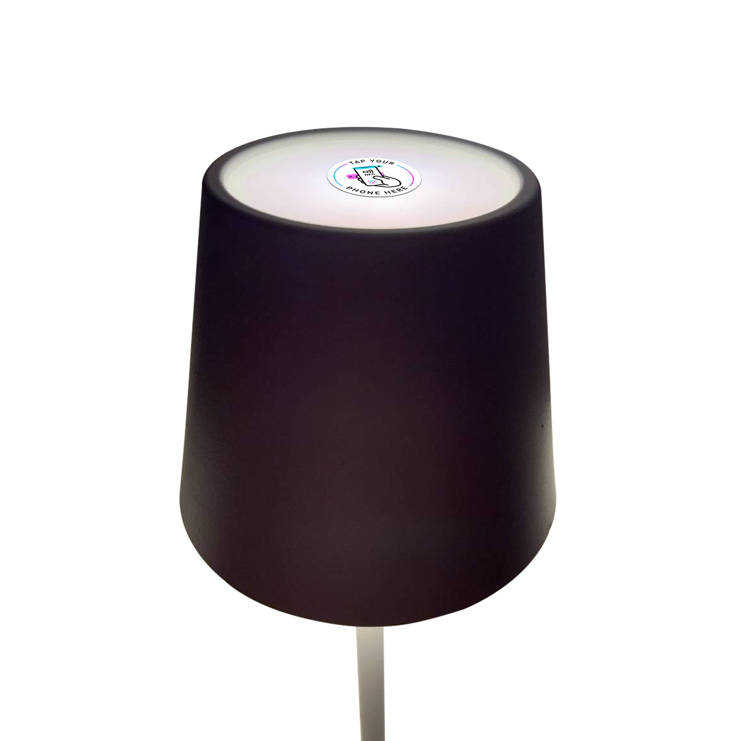 Lampe mit NFC-Sticker