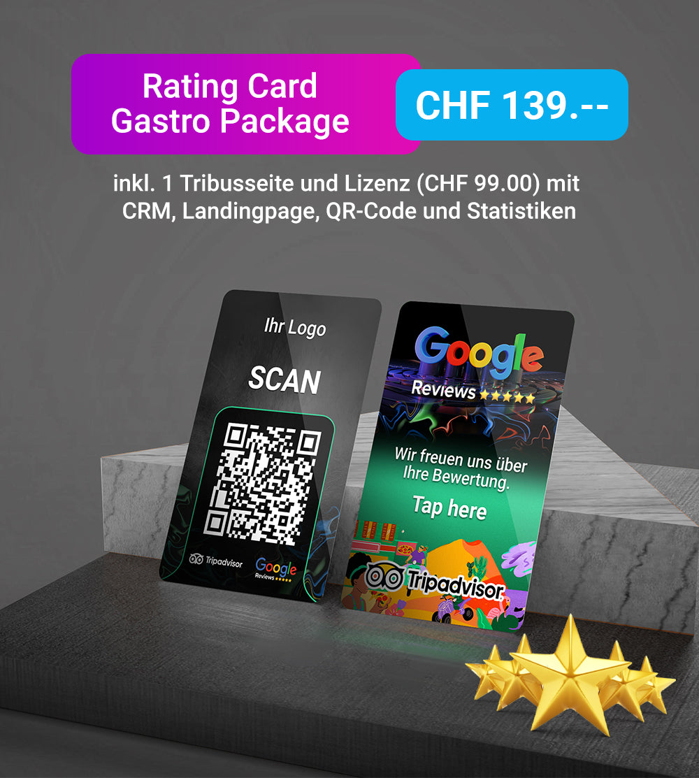 Rating Card Gastro Package