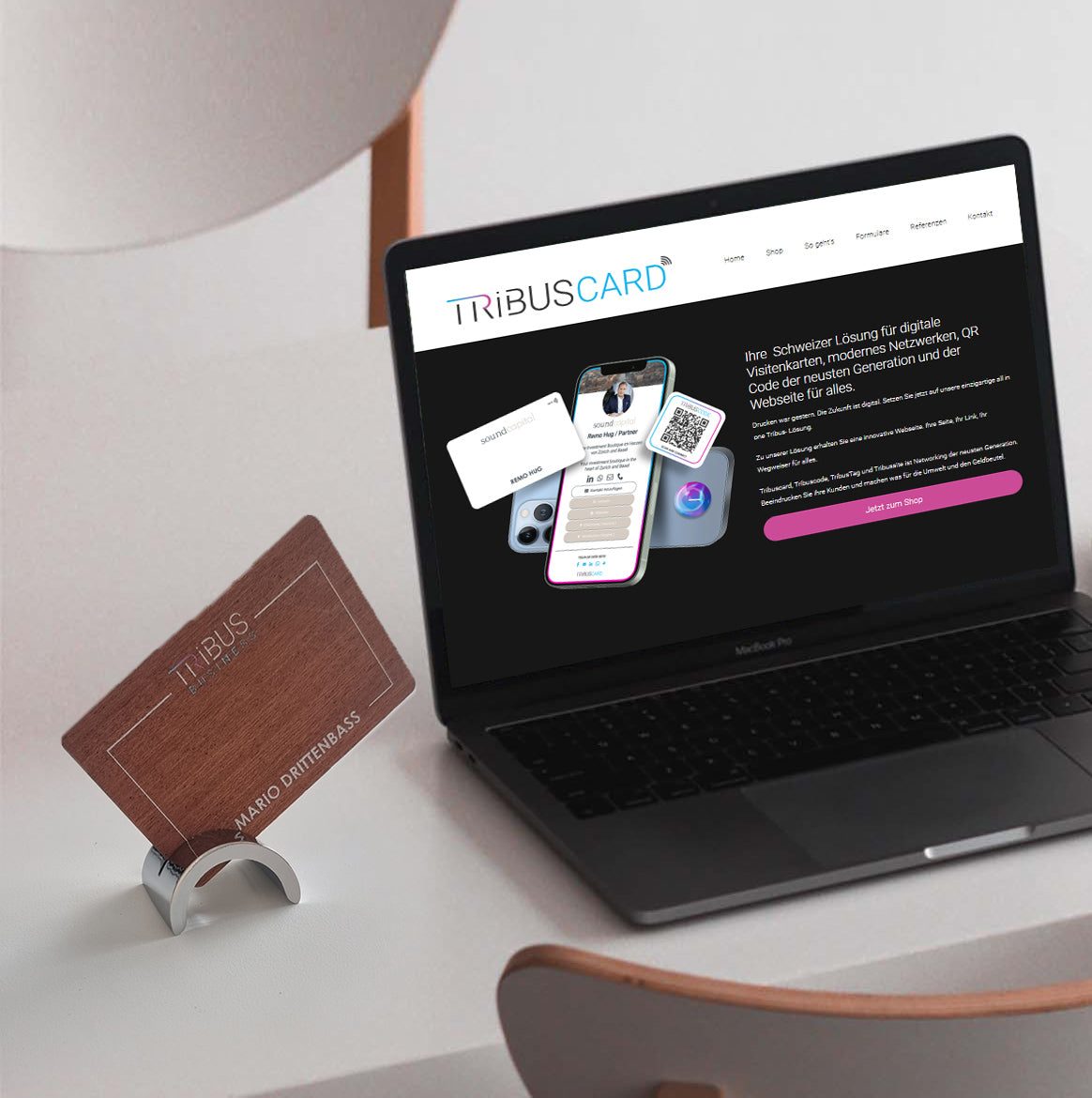 Metall Stand für Ihre NFC Karte