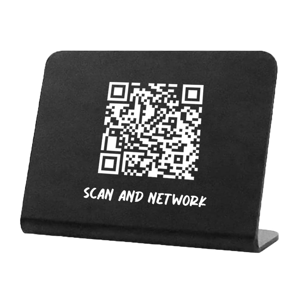 QR Code Aufsteller inkl. Druck