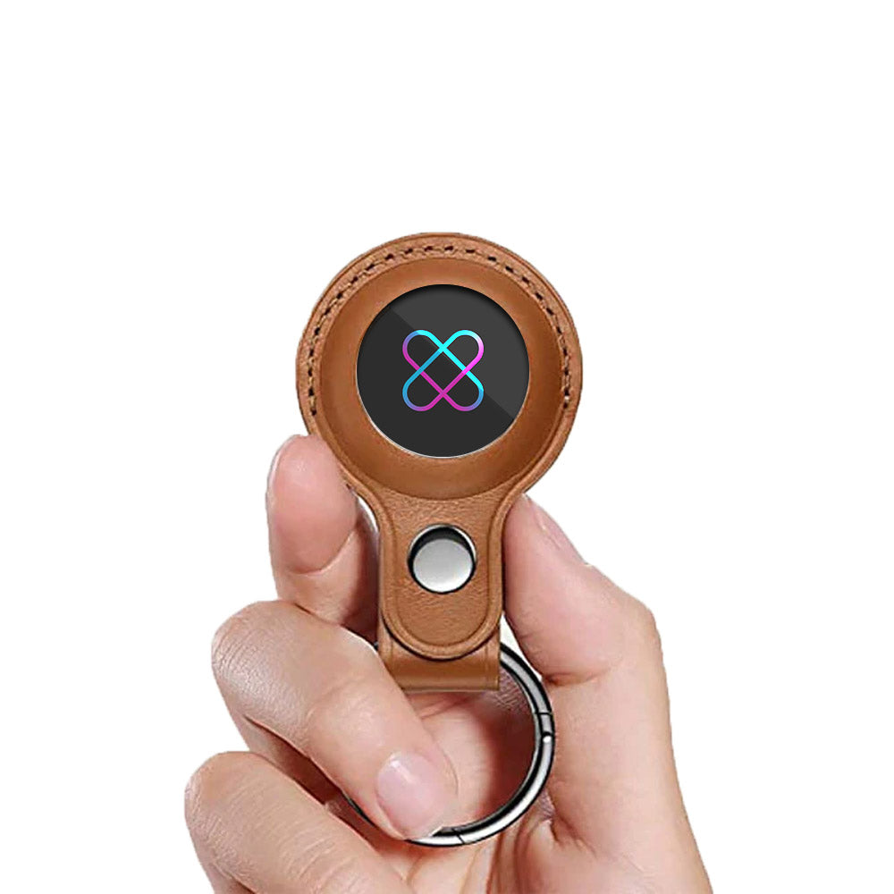Leder Schlüsselanhänger Tag-Etui