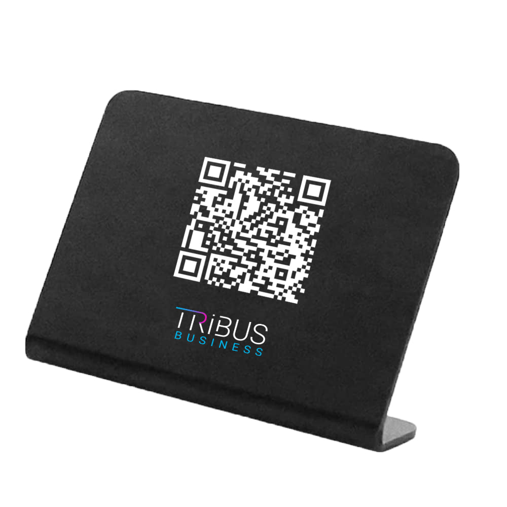 QR Code Aufsteller inkl. Druck