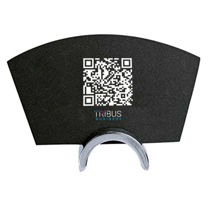 Metall Stand plus Kreidetafel mit QR Code