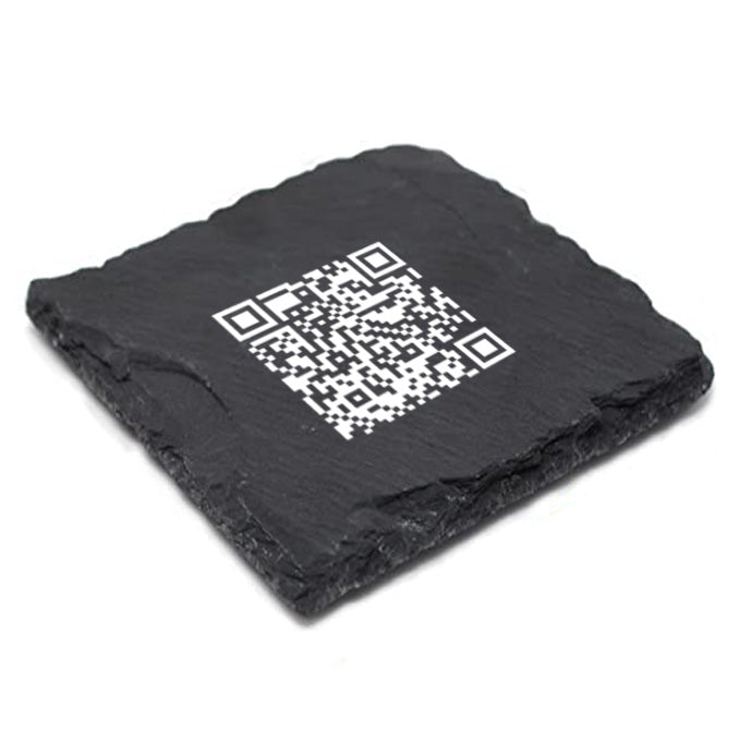 Getränke- Untersetzer inkl. QR Code Druck