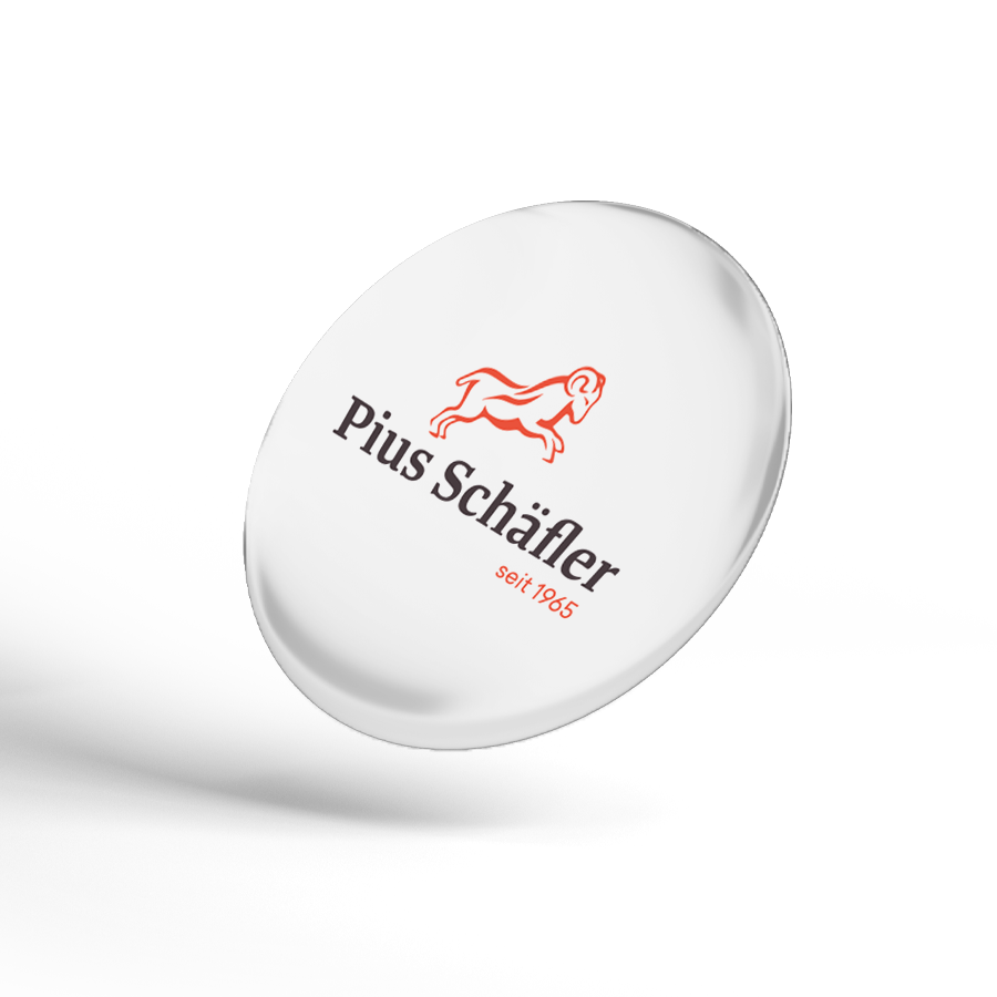 NFC Tag mit Ihrem Logo (weiss)