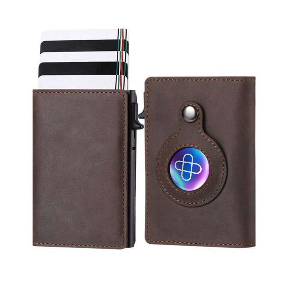 Leder Kartenetui inkl. NFC TAG