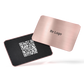 Digitale Visitenkarte mit NFC Rose Metall Karte mit Ihrem Logo