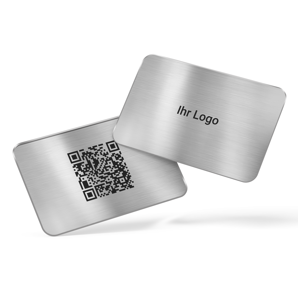 Digitale Visitenkarte mit NFC Metall Karte mit Ihrem Logo