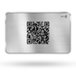 Digitale Visitenkarte mit NFC Silber Metall Karte mit Ihrem Logo