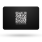 Digitale Visitenkarte mit NFC PVC Karte schwarz mit Ihrem Logo